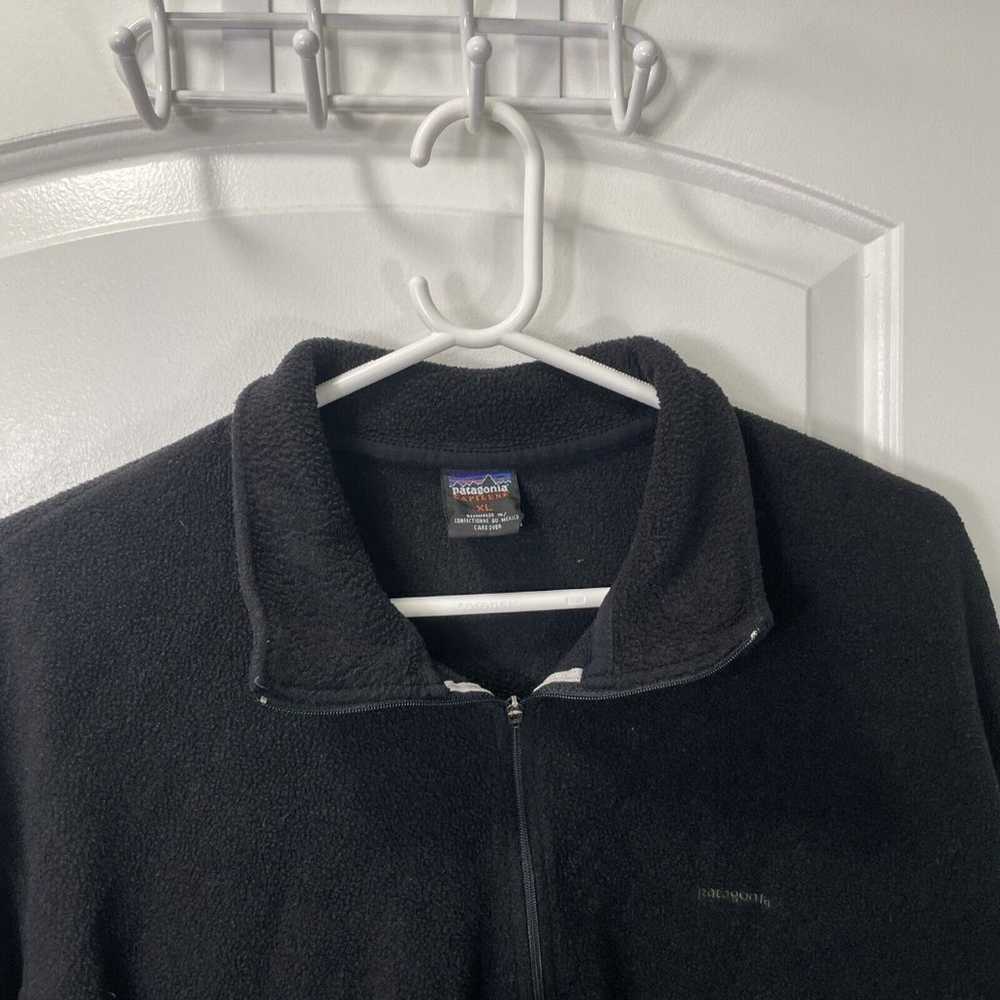 Vintage Patagonia Sweater Women XL Black Polyeste… - image 4