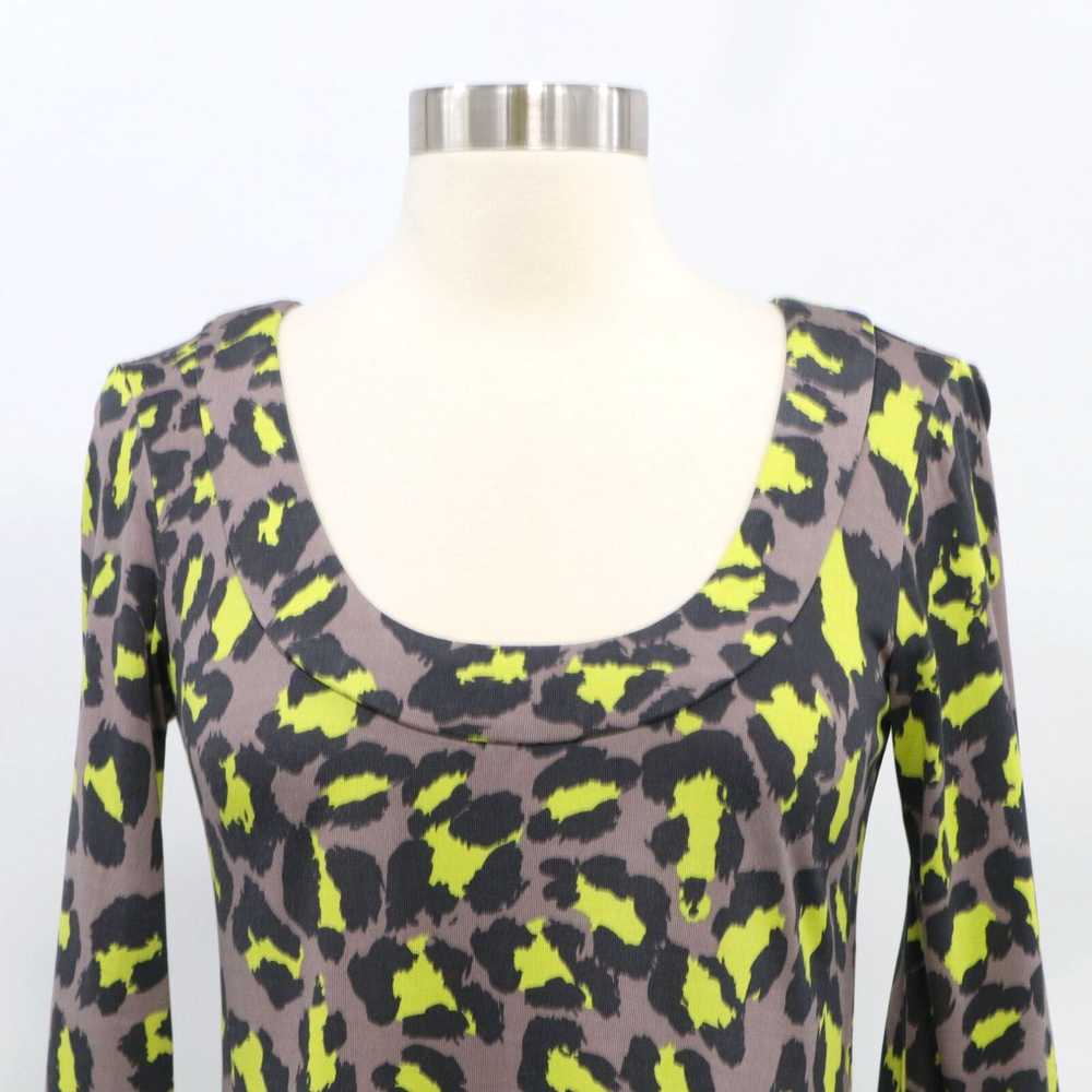 Diane von Furstenberg DvF Dress Silk Womens 2 Vin… - image 2