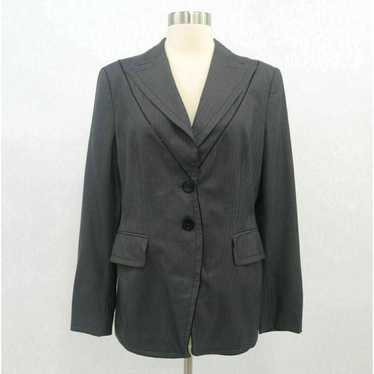 Vintage Faconnable Blazer Jacket Wool Silk Womens 