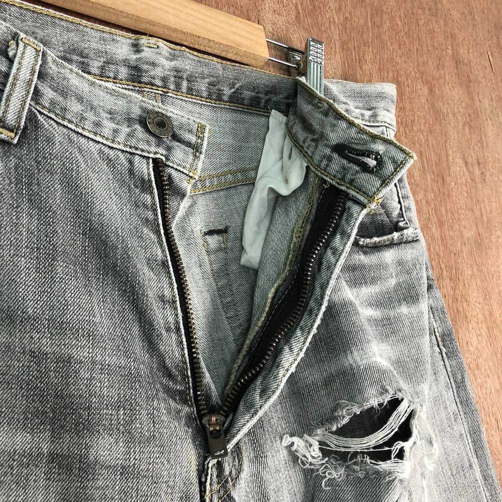 Distressed Denim × Levi's × Vintage DL Levi's Str… - image 8