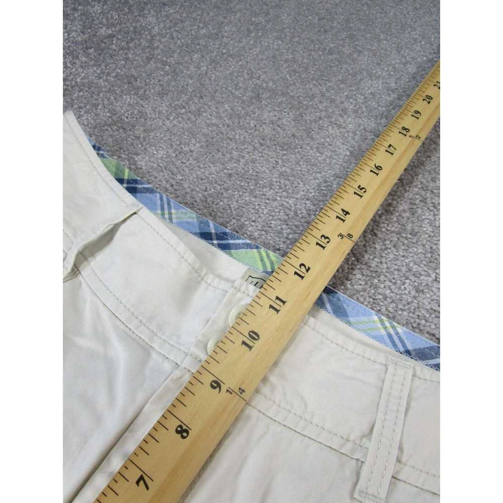 Vintage L.L. Bean Pants Womens 16 Ivory Cotton Tr… - image 7