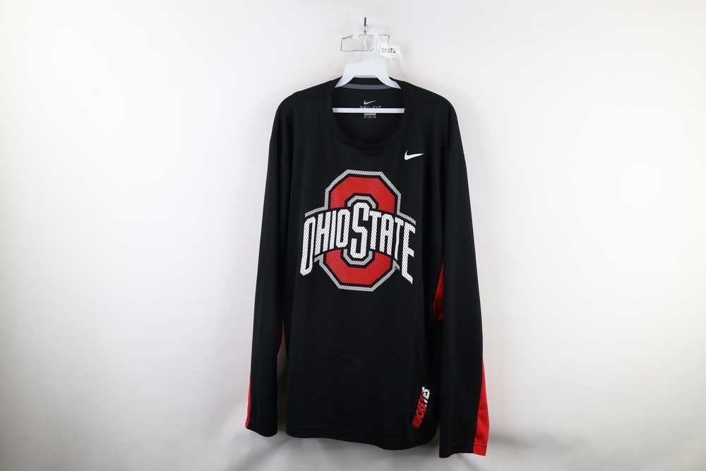 Nike × Vintage Nike Ohio State University Thermal… - image 1