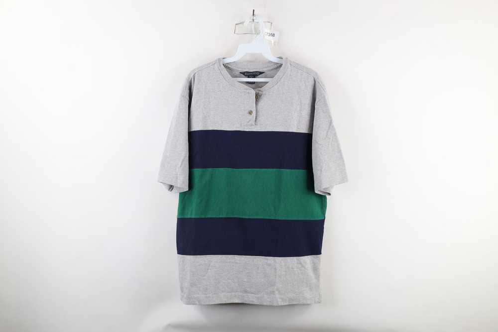 Lands End × Vintage Vintage 90s Lands End Striped… - image 1