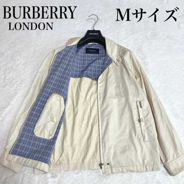 BURBERRY Blue Check Swing Top Blouson Jacket Burbe