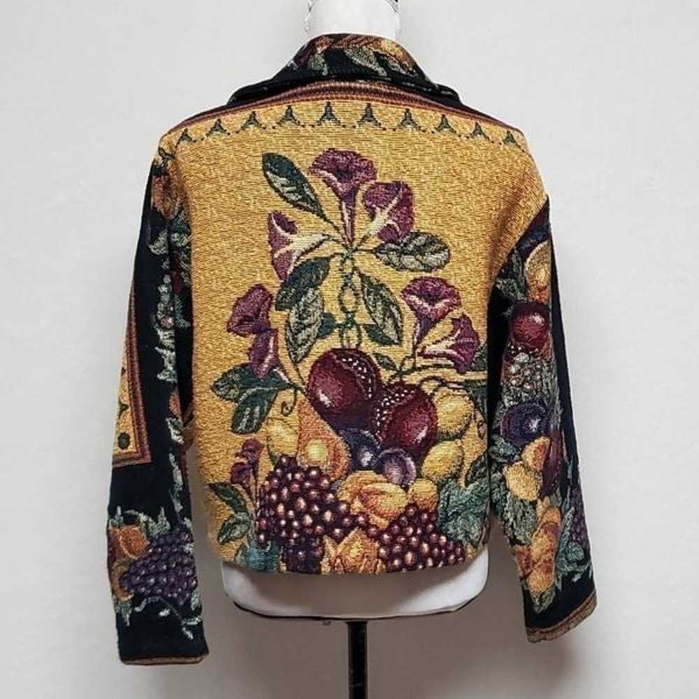 Vintage Paco Soler Knit Vineyard Sunflower Tapest… - image 8