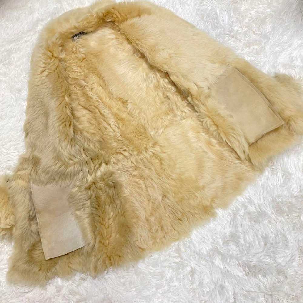 Salvatore Ferragamo Mouton Fur Leather Jacket 38 … - image 3