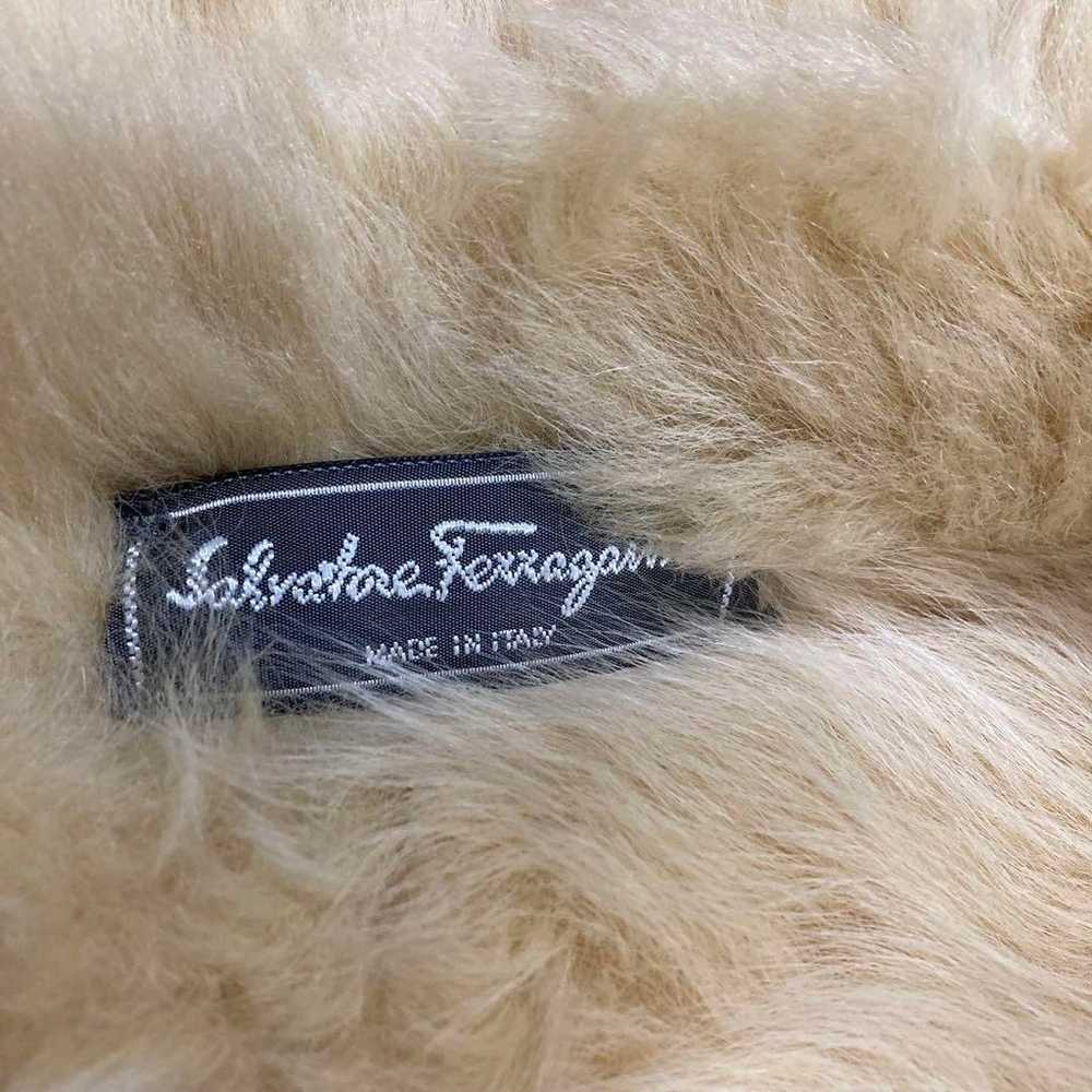 Salvatore Ferragamo Mouton Fur Leather Jacket 38 … - image 5