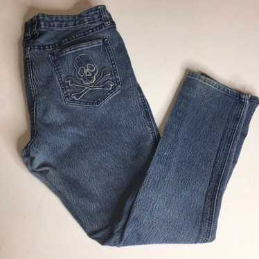 Royal bones size 5 skull pocket jeans - image 1