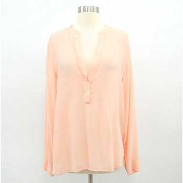 Vince Vince Blouse Shirt Top Womens 12 Peach Apri… - image 1