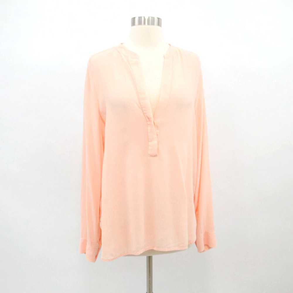 Vince Vince Blouse Shirt Top Womens 12 Peach Apri… - image 3