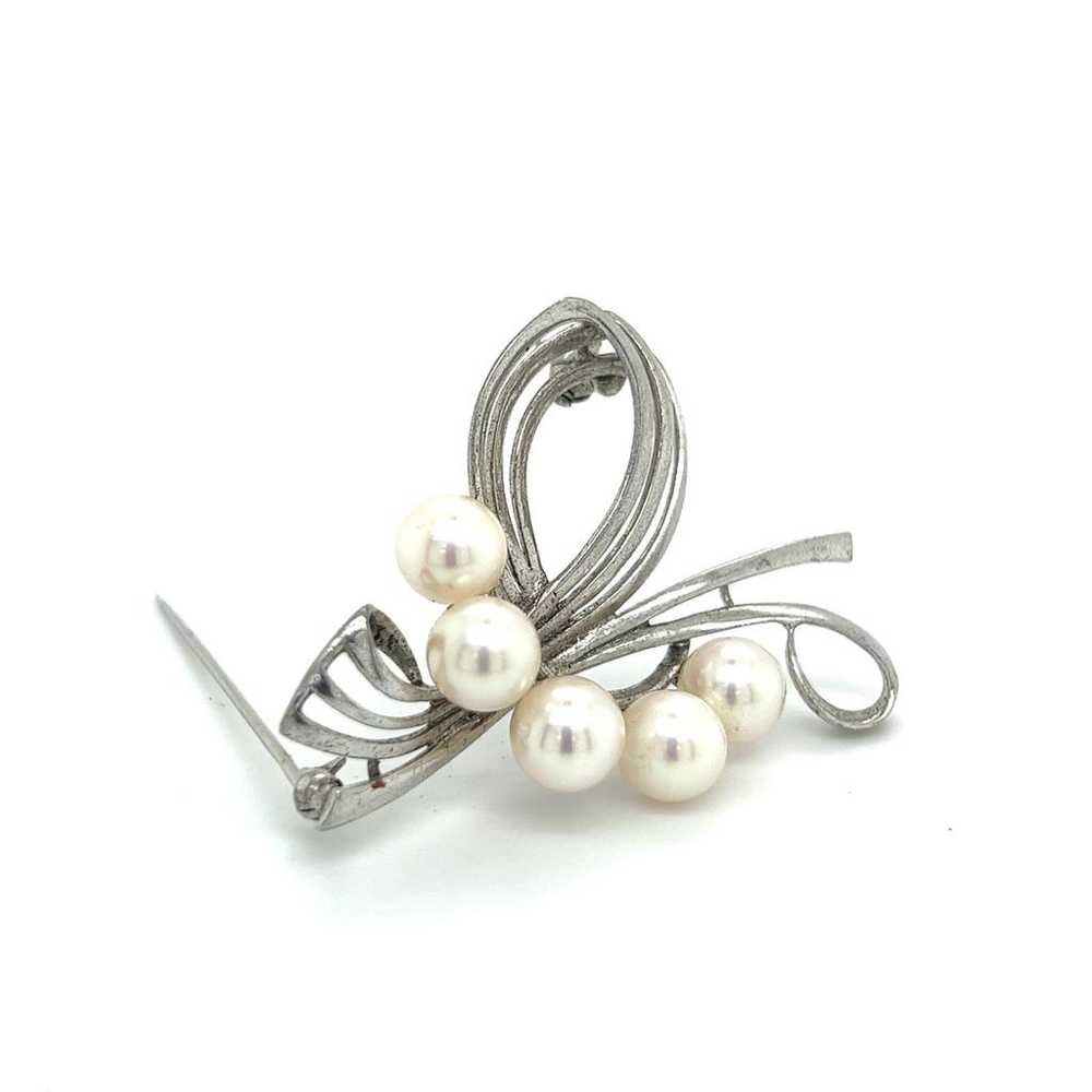 Mikimoto Silver pin & brooche - image 4