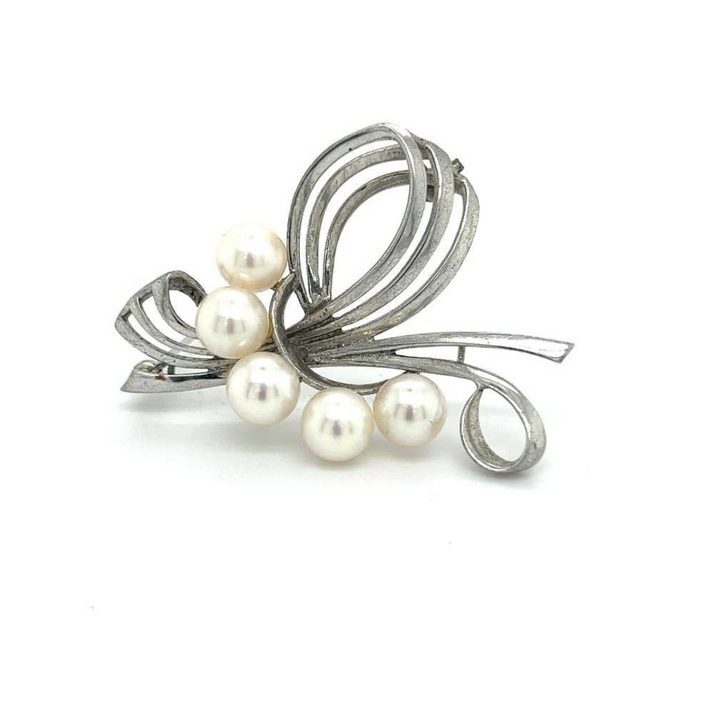 Mikimoto Silver pin & brooche - image 6