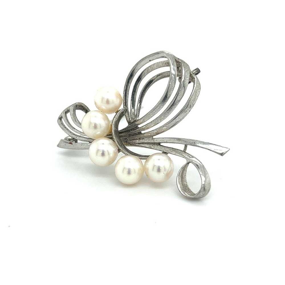 Mikimoto Silver pin & brooche - image 8