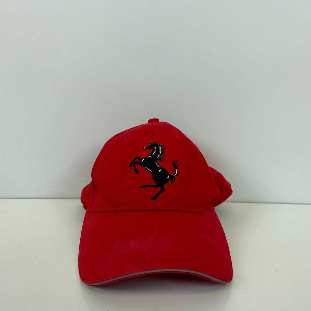 Ferrari Ferrari Logo Strapback Hat Red Embroidered - image 1