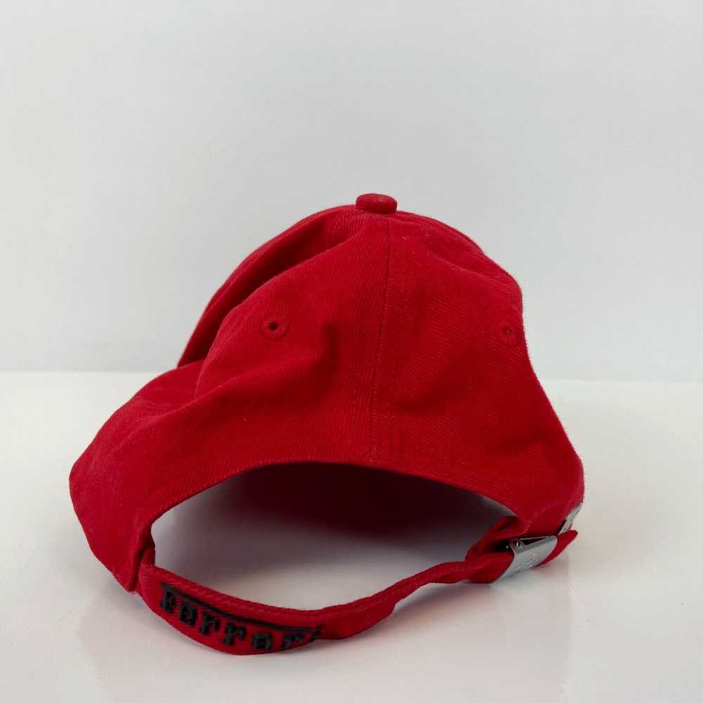 Ferrari Ferrari Logo Strapback Hat Red Embroidered - image 3