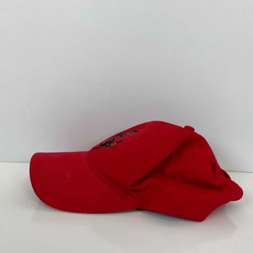 Ferrari Ferrari Logo Strapback Hat Red Embroidered - image 4