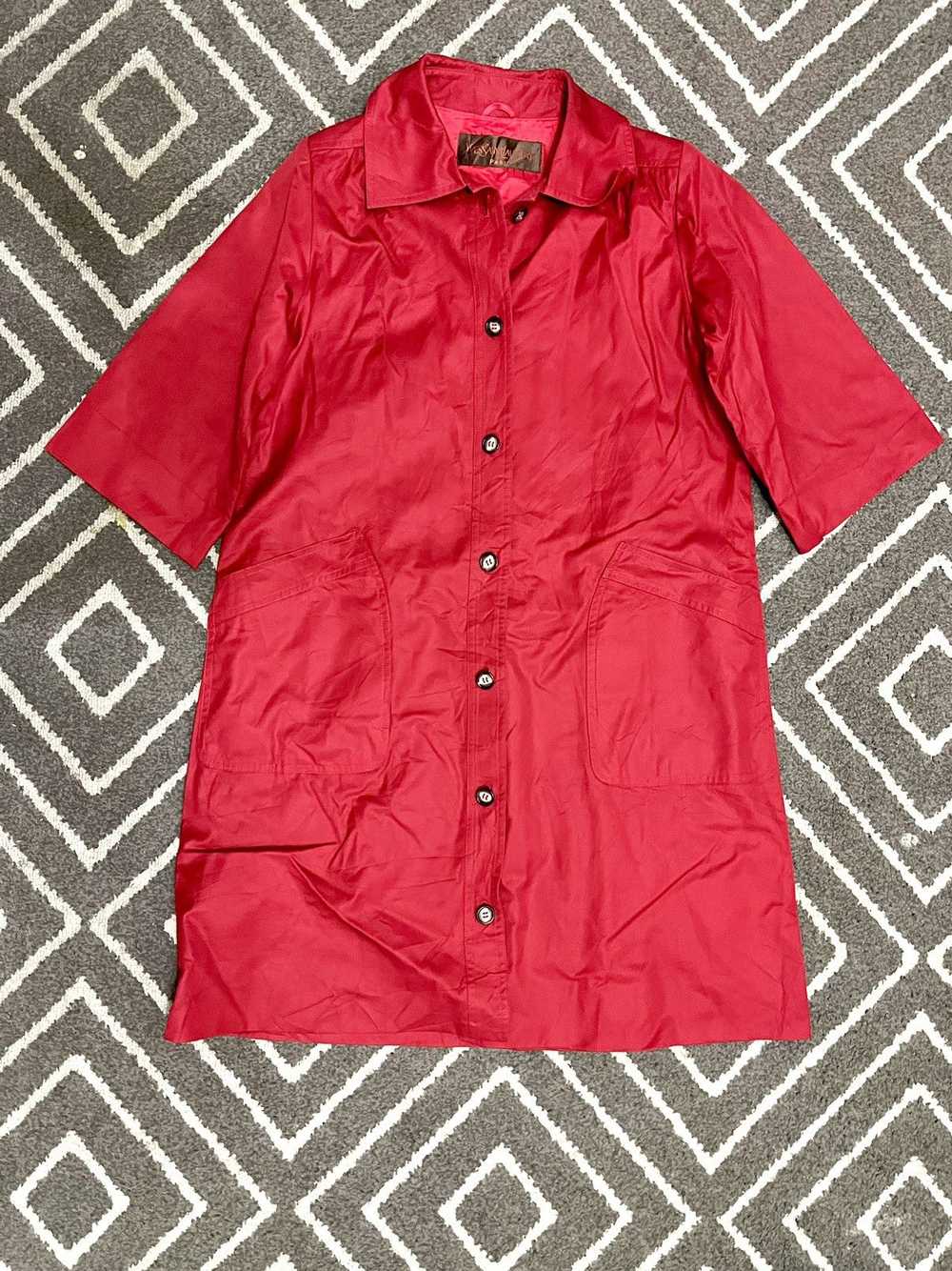 Yves Saint Laurent YvesSaintLaurent Red Parka - image 1