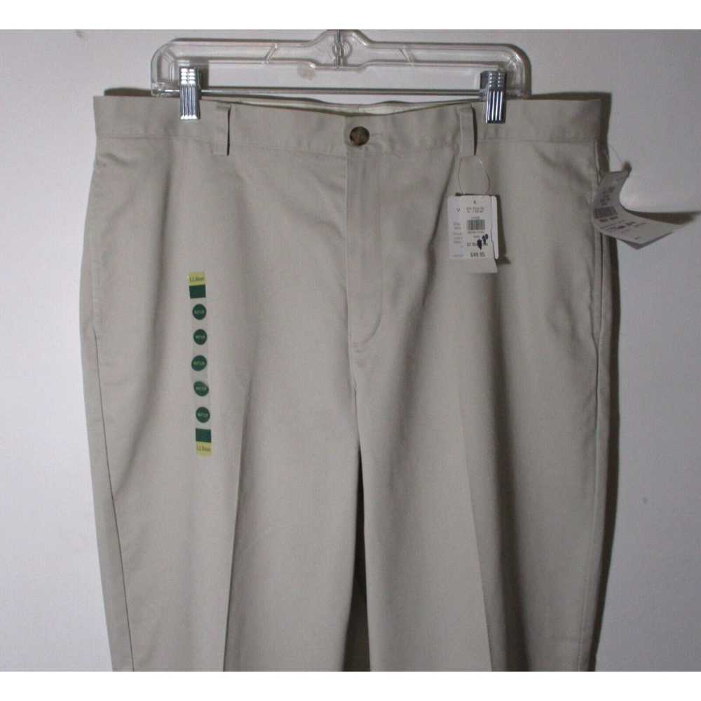 Vintage Men's L.L. BEAN Khaki Beige "Double-L Chi… - image 2