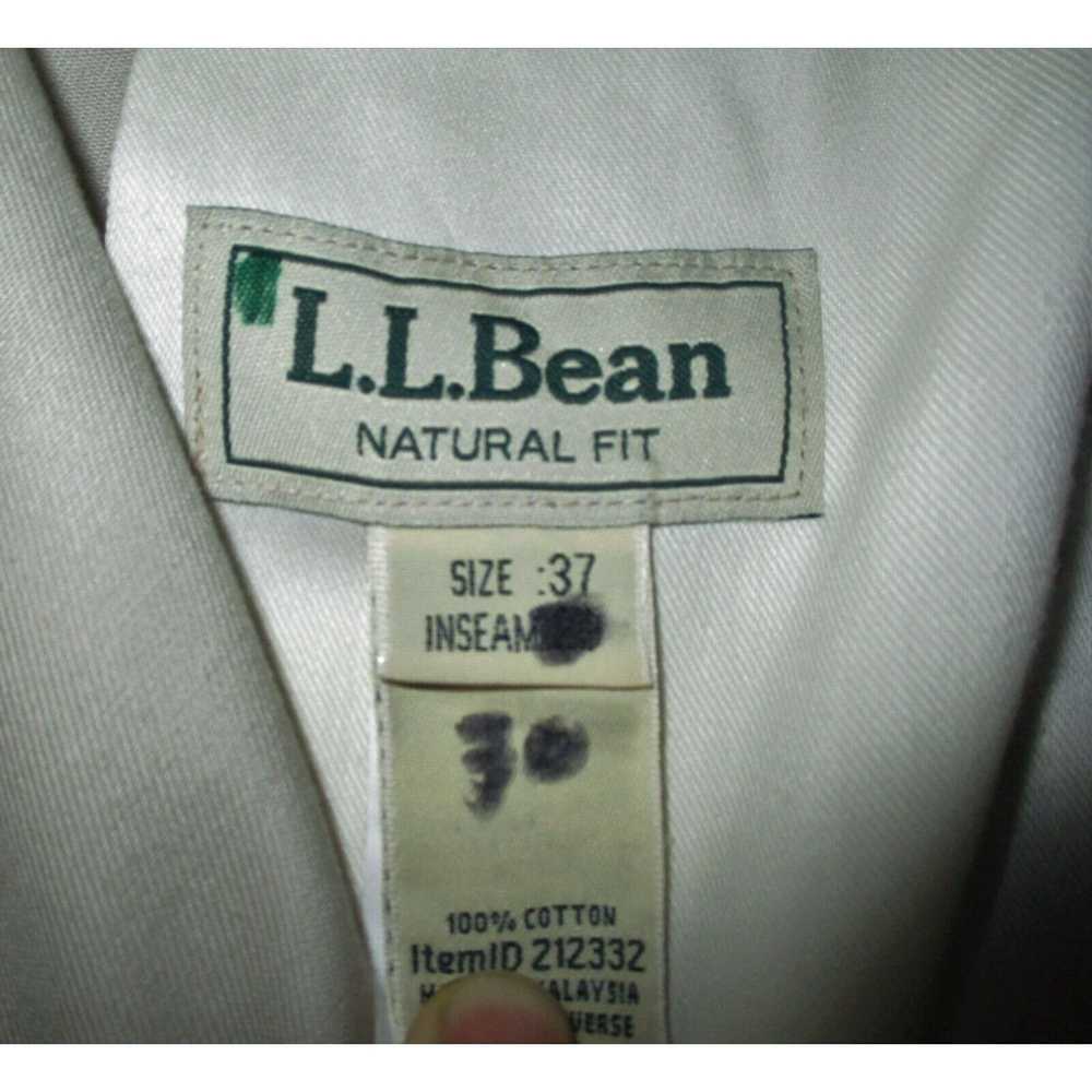 Vintage Men's L.L. BEAN Khaki Beige "Double-L Chi… - image 5