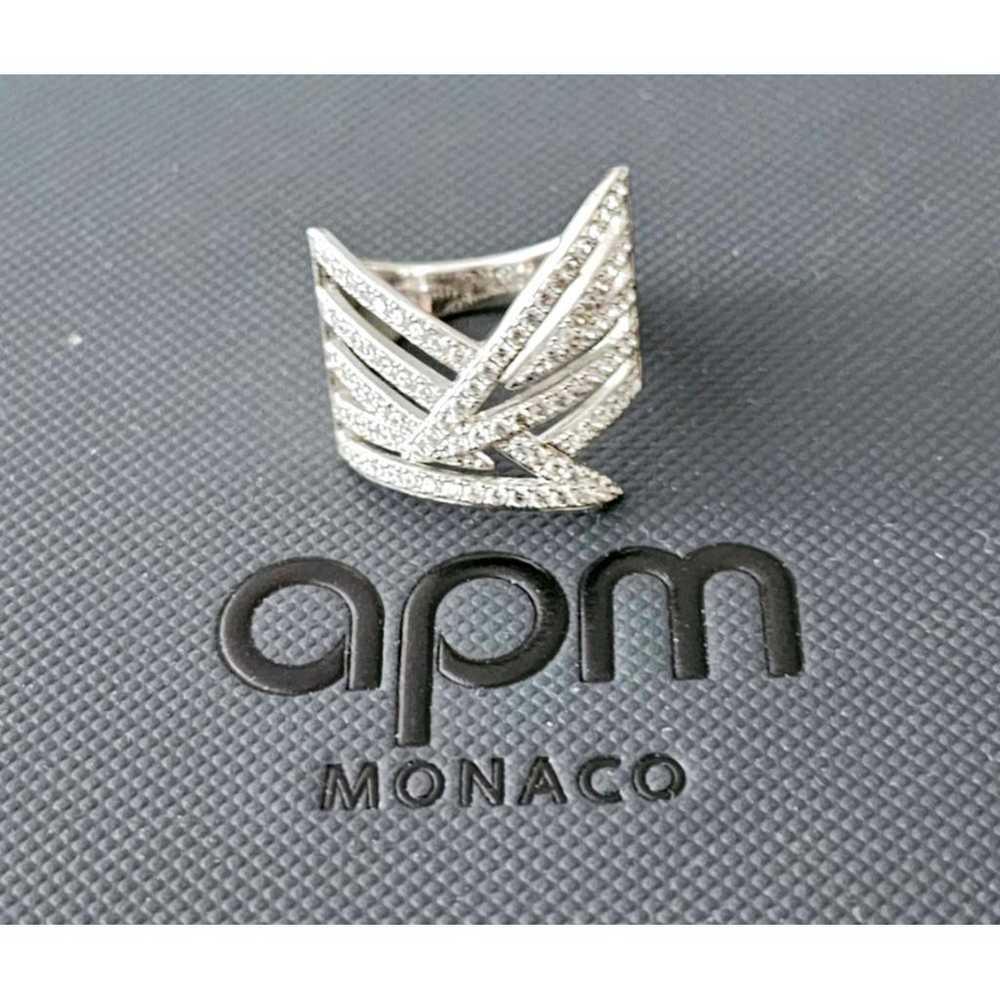 APM Monaco Silver ring - image 2