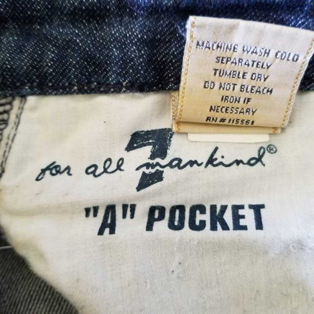 Vintage 80's 7 For All Mankind A-Pocket Men's Fla… - image 8