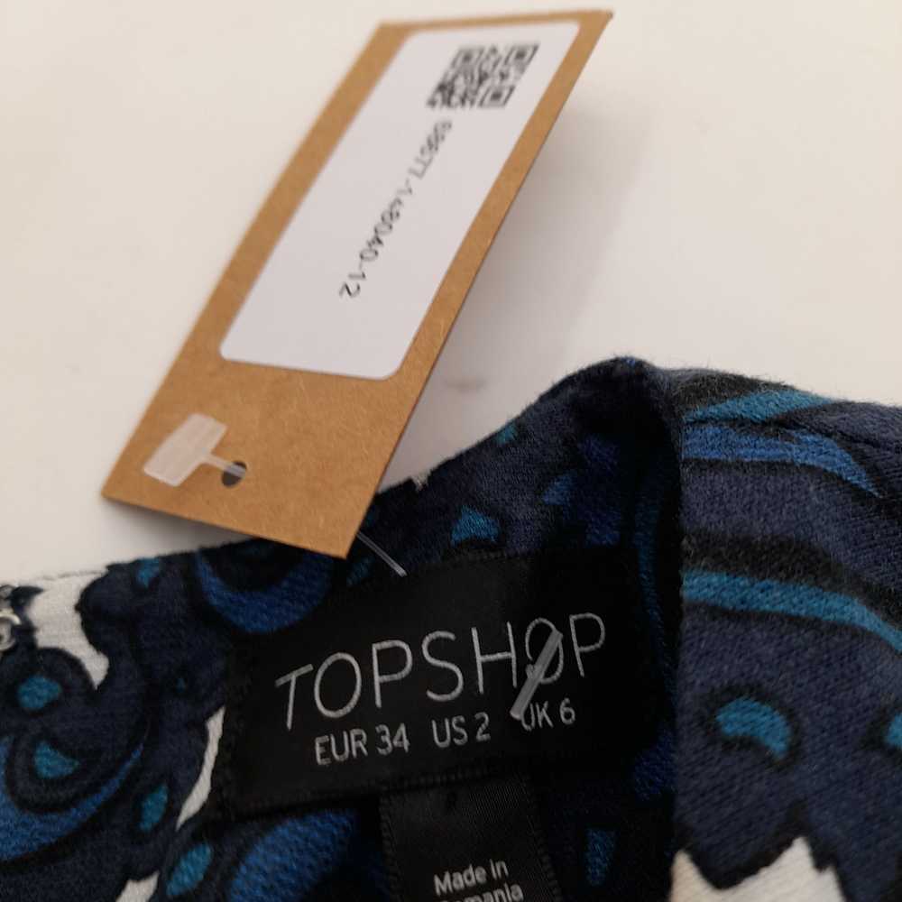 Topshop Women's Top Uk 6 Blue 100% Other - image 5