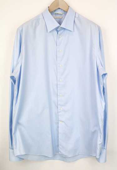 Suitsupply 45L/17 3/4L Slim Cotton Blue Long Sleev