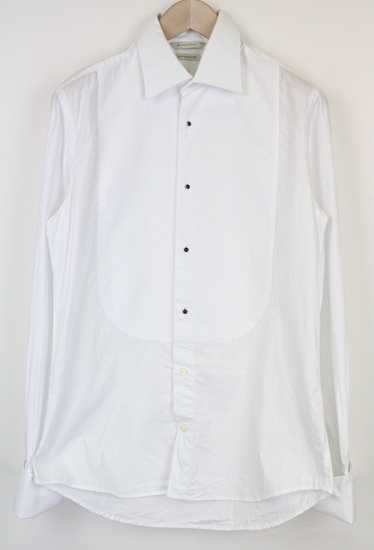 Suitsupply 40/15 3/4 Slim White Cotton Tux Long Sl