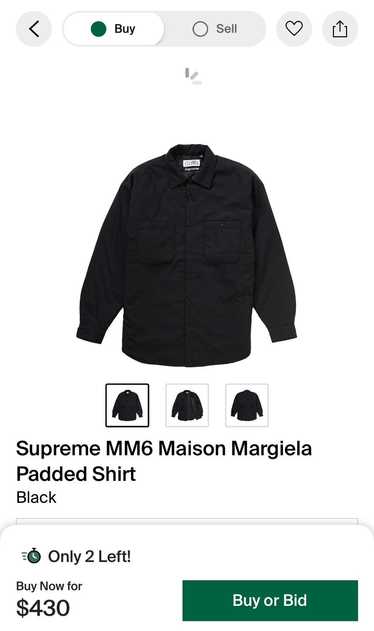 Maison Margiela × Supreme MM6 X SUPREME PADDED OV… - image 1