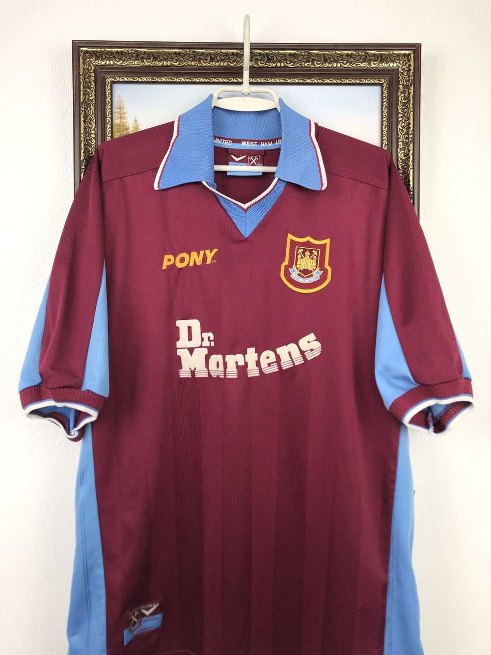 Soccer Jersey × Sportswear × Vintage West Ham Uni… - image 2