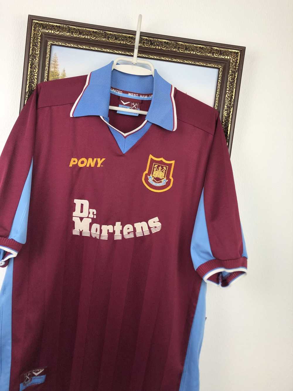 Soccer Jersey × Sportswear × Vintage West Ham Uni… - image 4