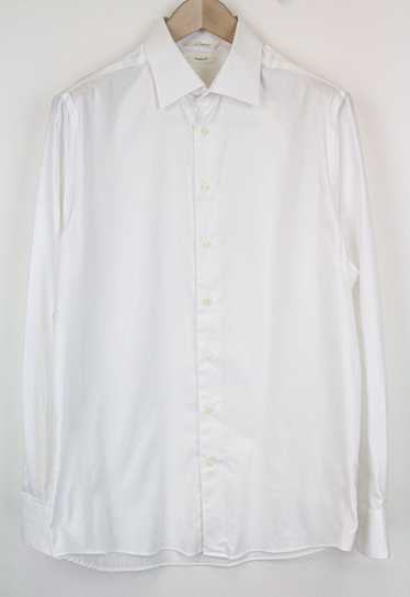 Suitsupply TRAVELLER 41/16 White Cotton Slim Long 