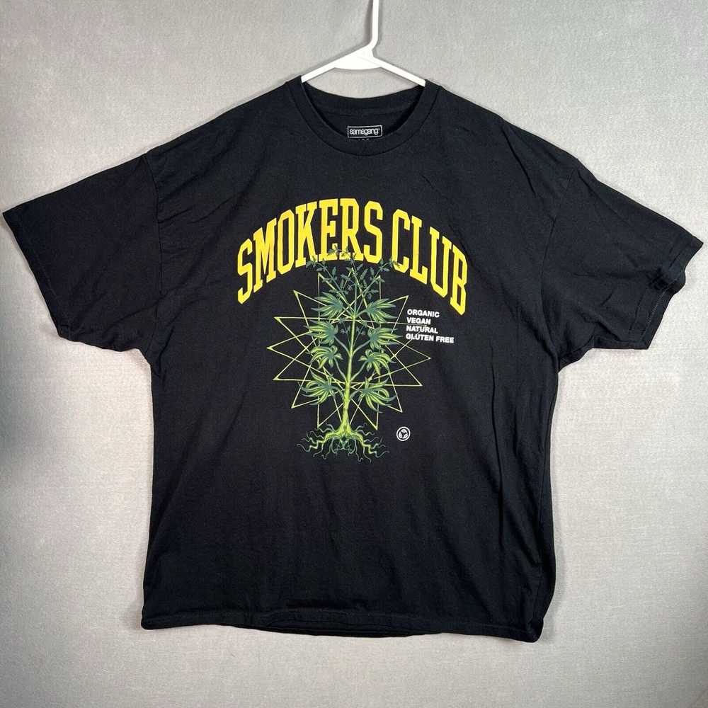 Vintage Same Gang Smokers Club Weed Smoke T Shirt… - image 1