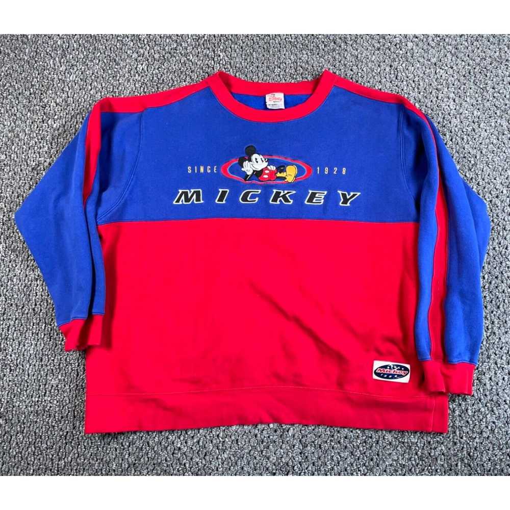 Disney VTG Disney Store Mickey Mouse Sweatshirt A… - image 1