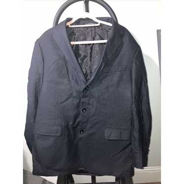 Andrew Fezza Andrew Fezza Black Silk Blazer Suit … - image 1