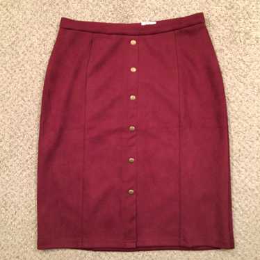 Vintage Retrology Pencil Skirt Medium Knee Length… - image 1