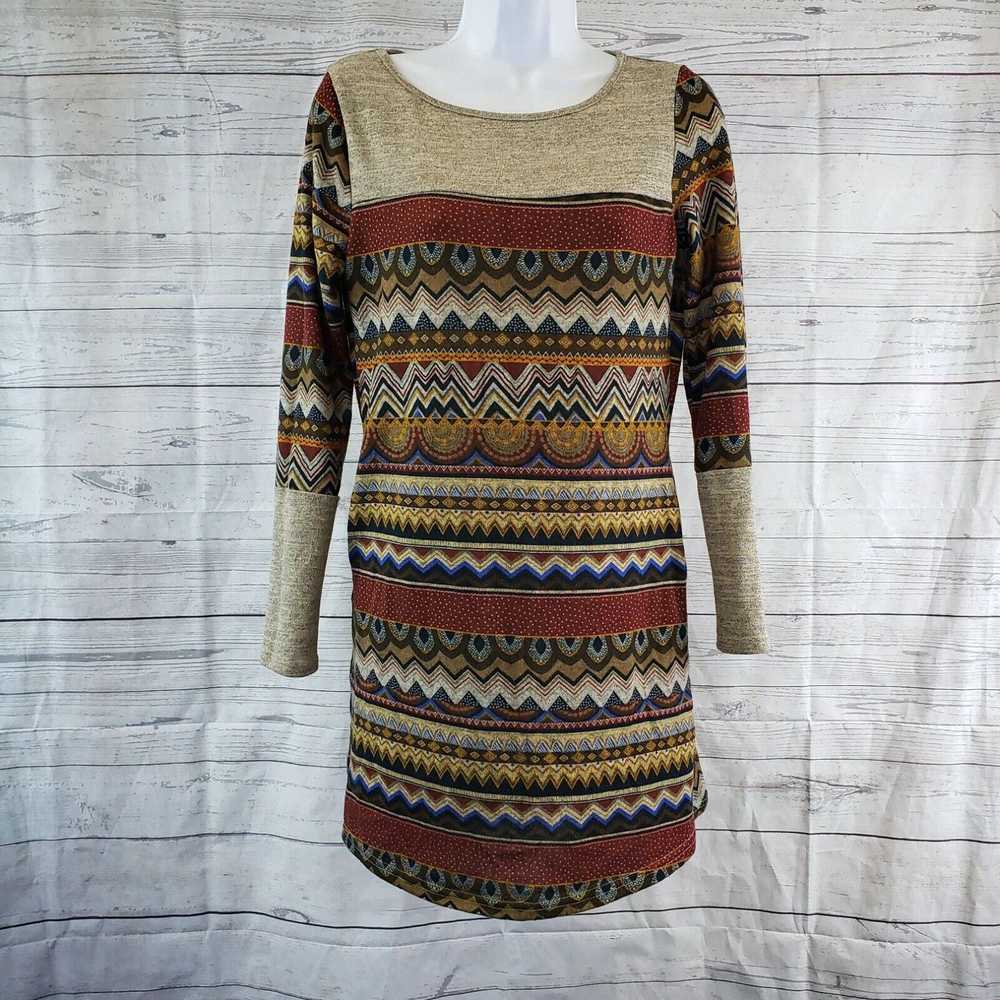 Vintage Sarin Mathews Womens Knit Dress Sz Small … - image 1