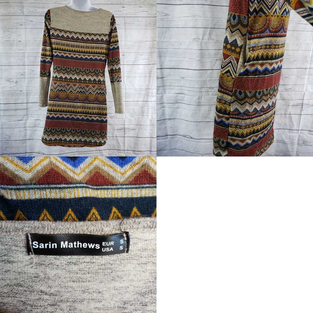 Vintage Sarin Mathews Womens Knit Dress Sz Small … - image 4