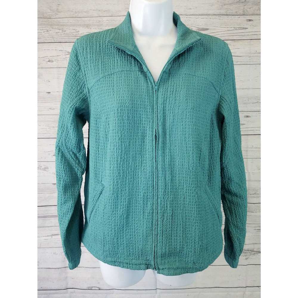 Orvis Orvis Womens Jacket Sz Petite XS Green Text… - image 1