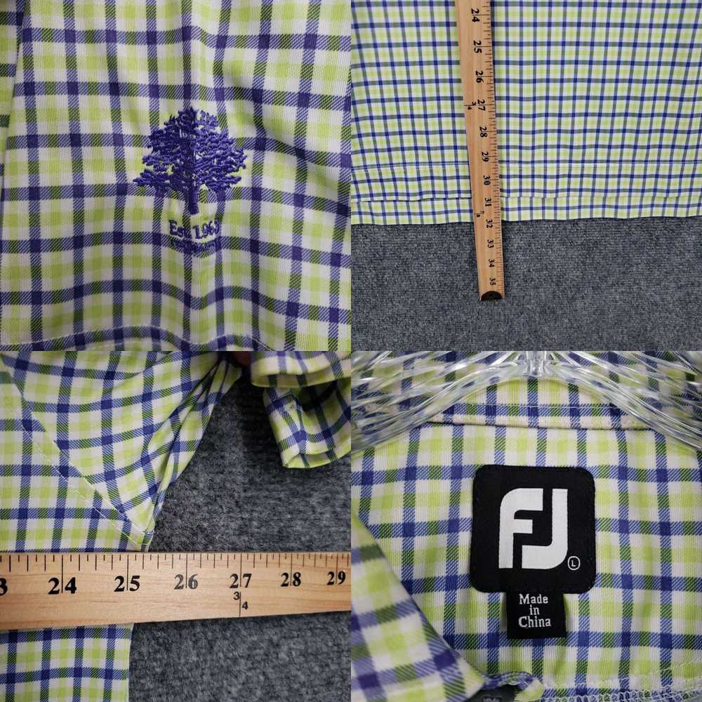 Footjoy FJ Footjoy Shirt Mens L Large Green Golf … - image 4