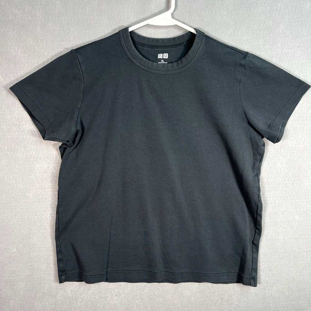 Uniqlo Uniqlo U T Shirt Womens XL Dark Gray Cotto… - image 1