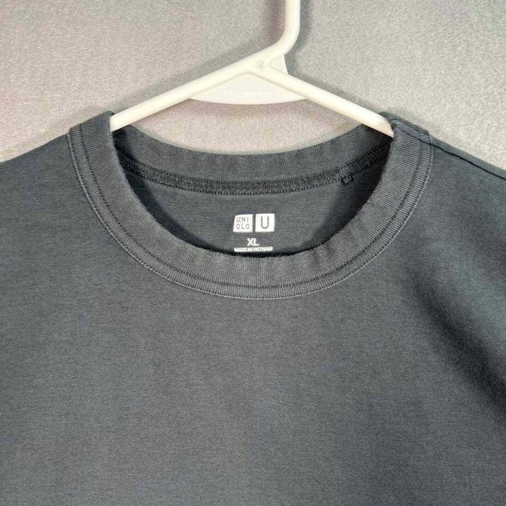 Uniqlo Uniqlo U T Shirt Womens XL Dark Gray Cotto… - image 4