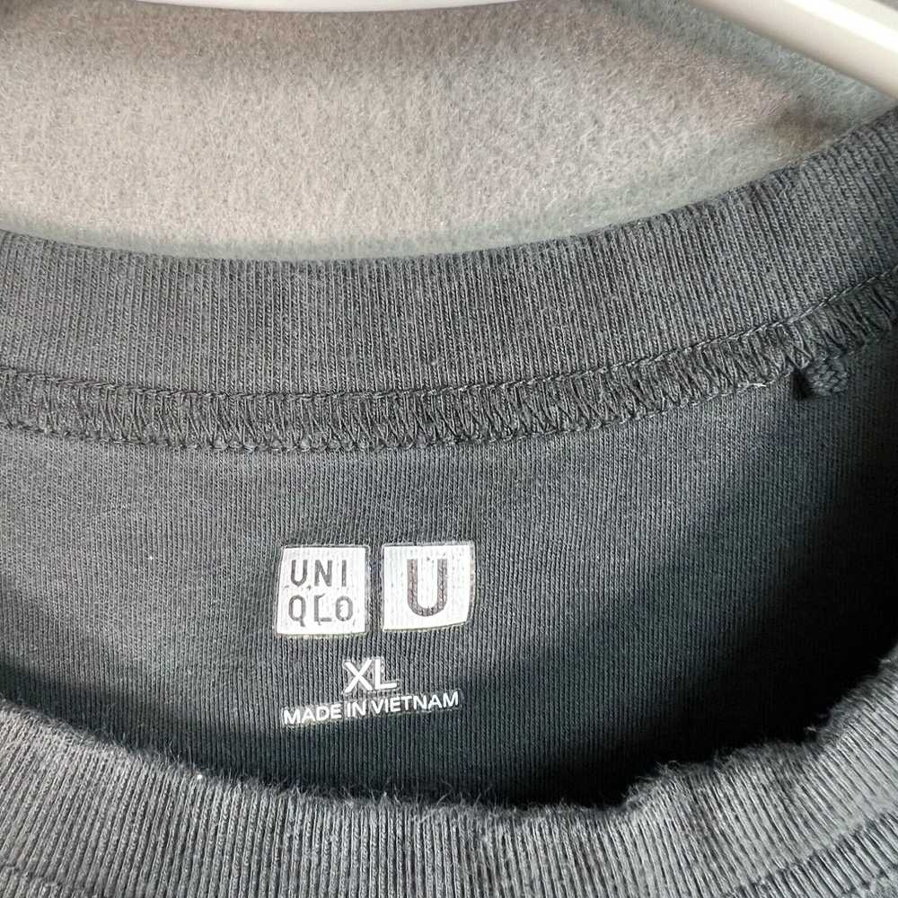 Uniqlo Uniqlo U T Shirt Womens XL Dark Gray Cotto… - image 5