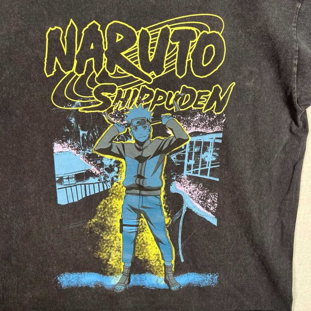 Vintage Naruto Shippuden Anime Graphic T Shirt Ad… - image 4