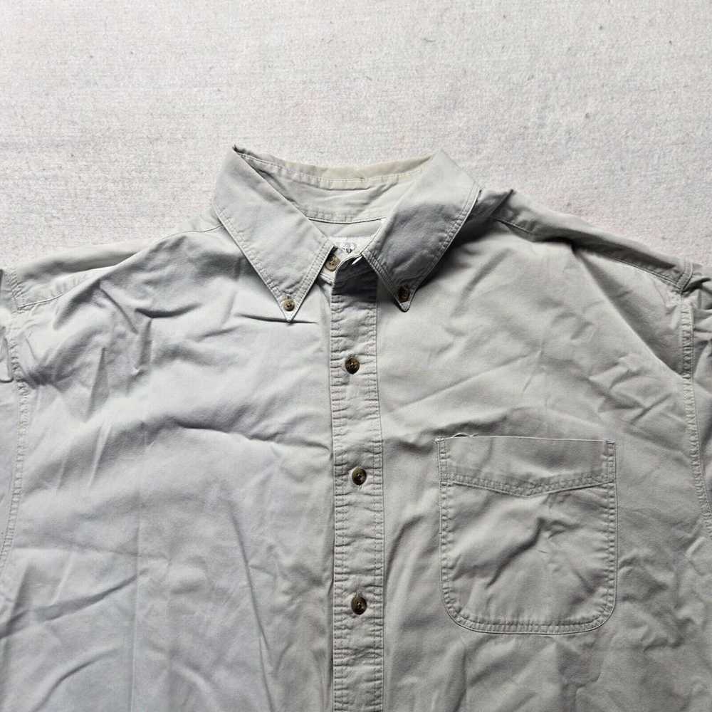 Vintage KNIGHTSBRIDGE Solid White Button Up Long … - image 2