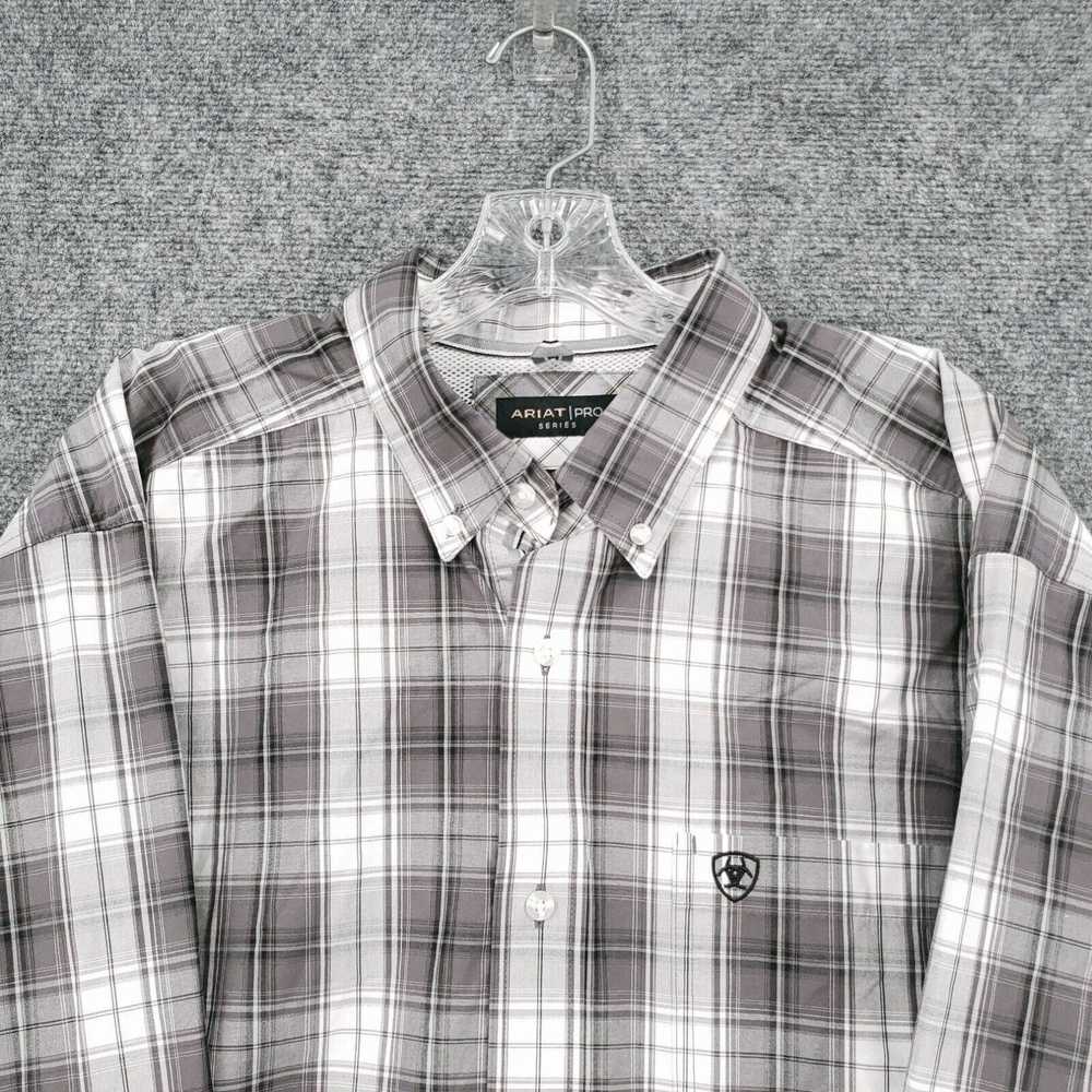 Ariat Ariat Pro Series Button Down Shirt Men XL G… - image 3