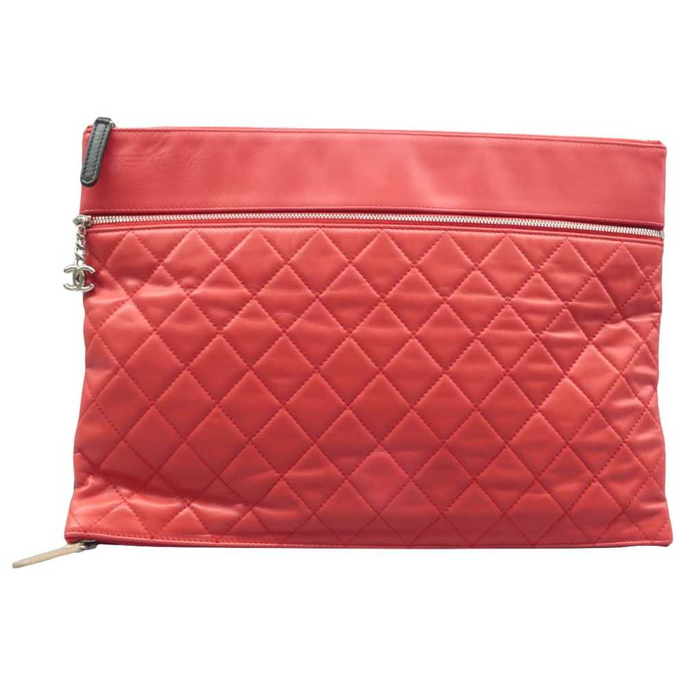 Chanel Leather clutch bag - image 1