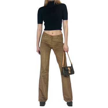 2000s Camel Corduroy Mid-Rise Pants (S) - image 1