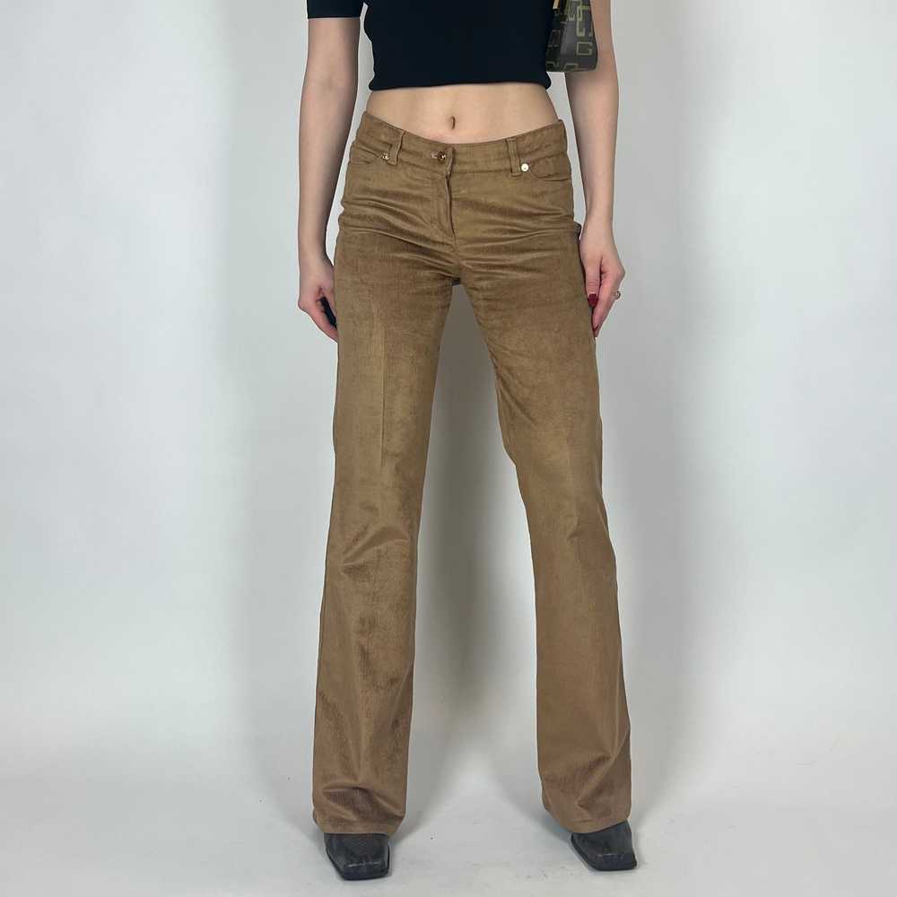 2000s Camel Corduroy Mid-Rise Pants (S) - image 3