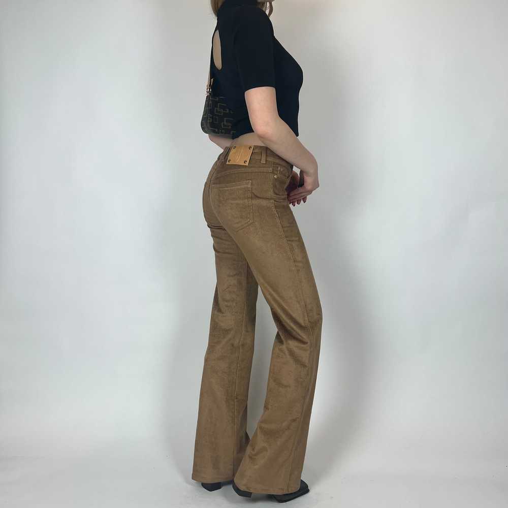 2000s Camel Corduroy Mid-Rise Pants (S) - image 5